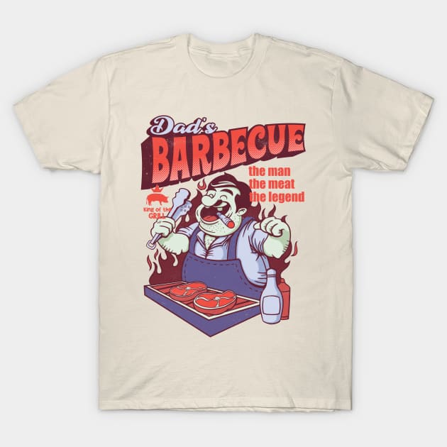 Dads Barbecue T-Shirt by Pixeldsigns
